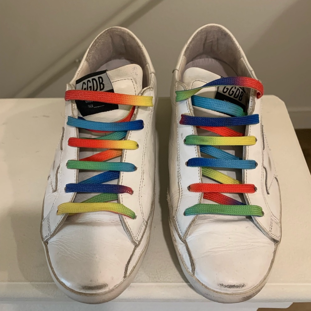 Golden Goose Superstar Nordstrom Rainbow Exclusive - Like New!
